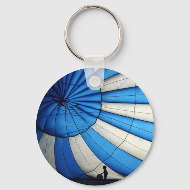Heißluftballon-Schlüsselanhänger Schlüsselanhänger (Vorderseite)