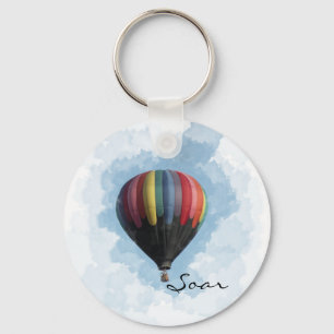 Heißluftballon-Schlüsselanhänger Schlüsselanhänger