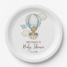 Heißluftballon Teddy Bear Cloud Bird Baby Dusche