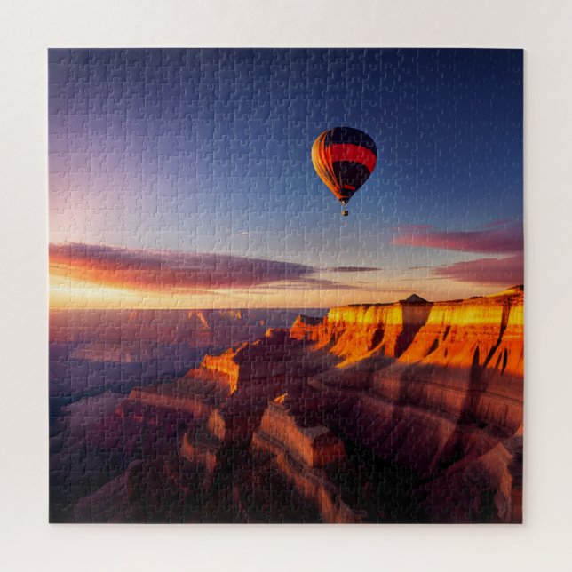 Heißluftballon über Grand Canyon (Vertikal)