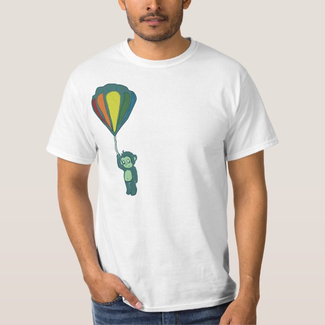 Heißluftballonfarbe T-Shirt (Vorderseite)