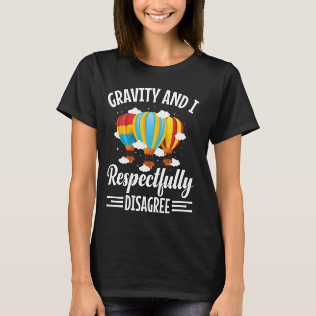 Heißluftballonpilot T-Shirt (Vorderseite)