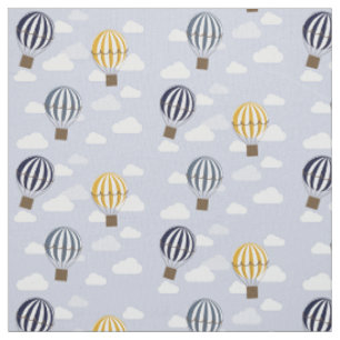 Heißluftballons Baumwollstoff Unisex Stoff