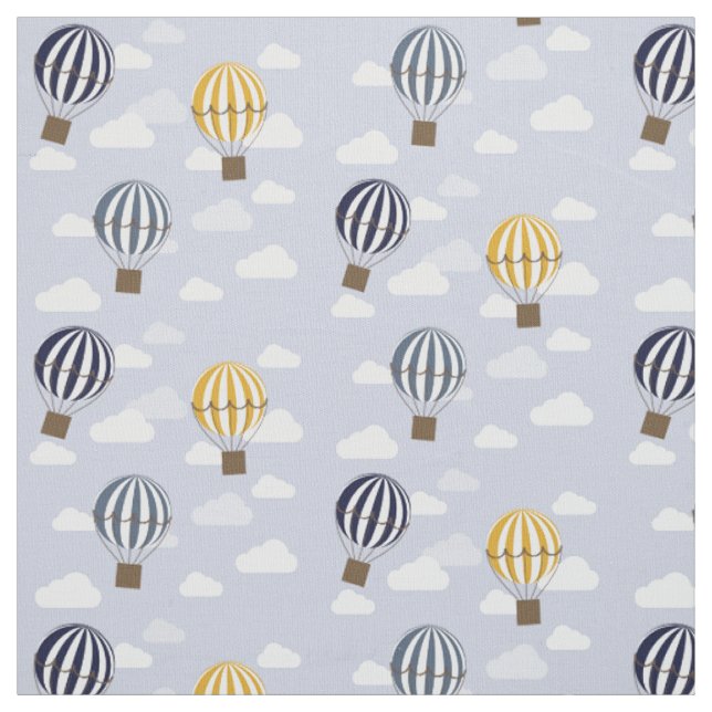 Heißluftballons Baumwollstoff Unisex Stoff (Muster)
