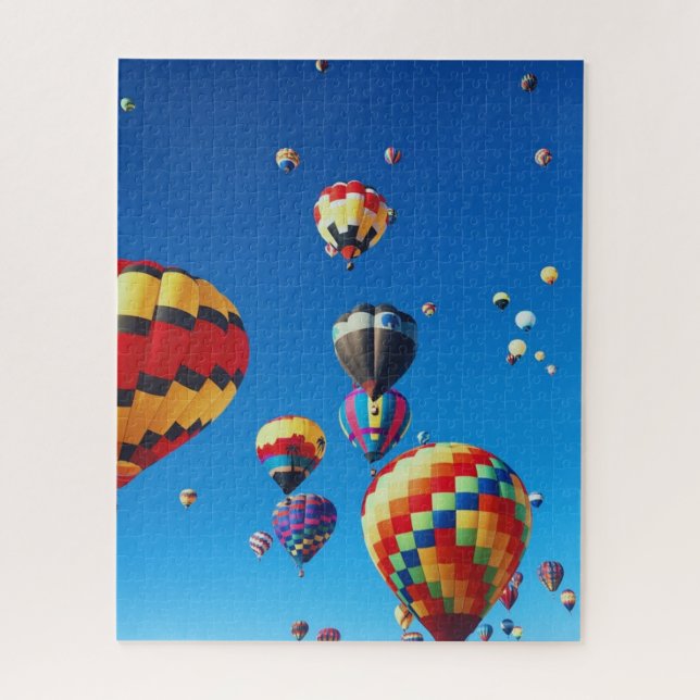 Heißluftballons Blue Sky (Vertikal)