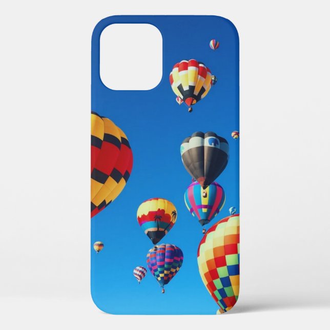 Heißluftballons Blue Sky Case-Mate iPhone Hülle (Rückseite)
