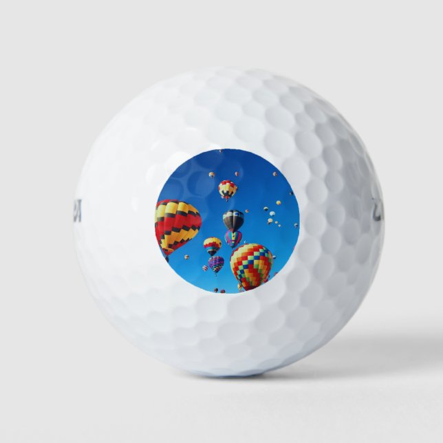 Heißluftballons Blue Sky Golfball (Vorderseite)
