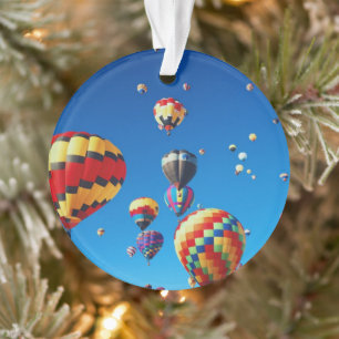 Heißluftballons Blue Sky Ornament