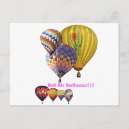 Heißluftballons!!!! Collage Postkarte