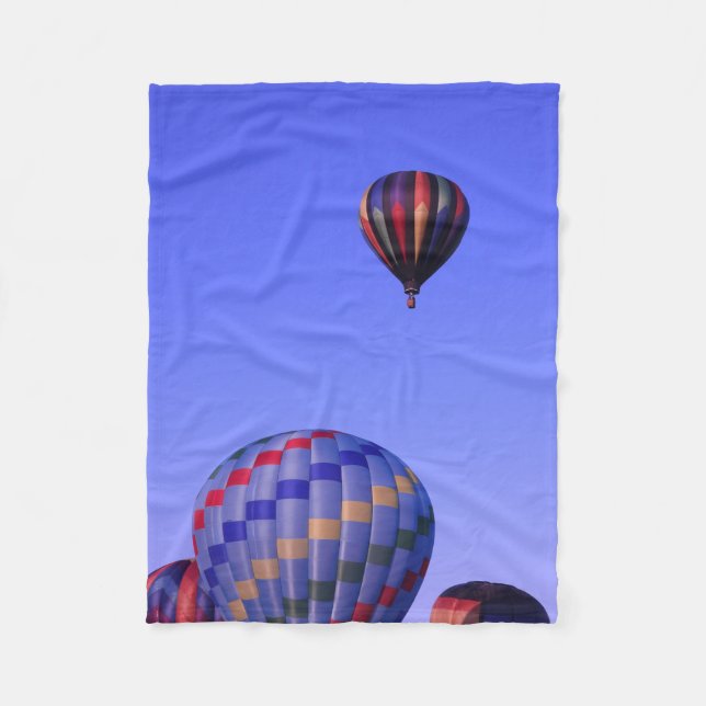 Heißluftballons Fleecedecke (Vorderseite)