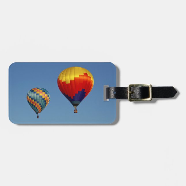 Heißluftballons Gepäckanhänger (Vorderseite horizontal)