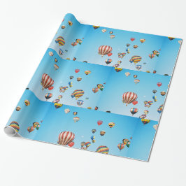 Heißluftballons Geschenkpapier