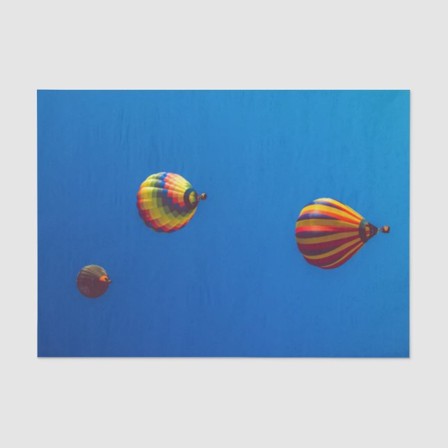 Heißluftballons - Gewebepapier Seidenpapier (Vorderseite)