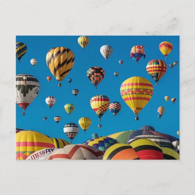 Heißluftballons in der Sky Postcard Postkarte (Vorderseite)