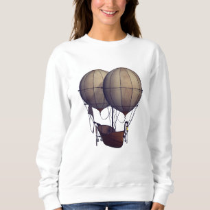 Heißluftballons mit Schiff Sweatshirt
