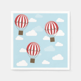 Heißluftballons Napkin Serviette