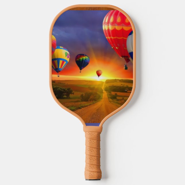 Heißluftballons Pickleball Paddel Schläger (Vorderseite)