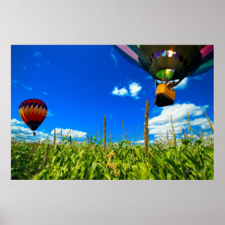 Heißluftballons Poster