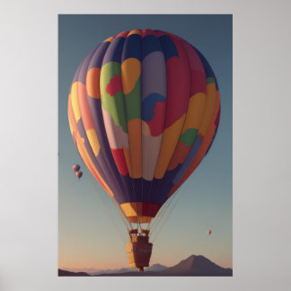 Heißluftballons Poster