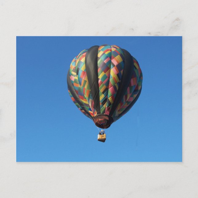 Heißluftballons Postkarte (Vorderseite)