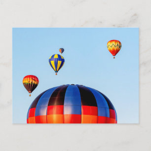 Heißluftballons Postkarte