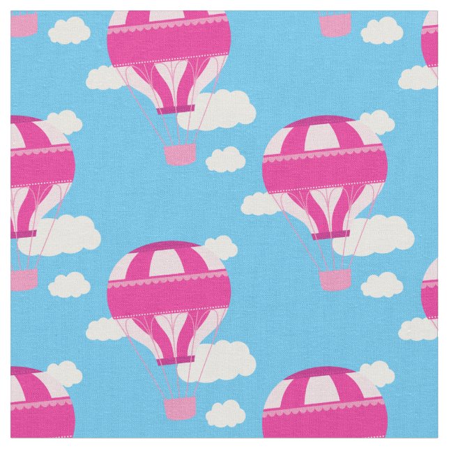 Heißluftballons rosa stoff (Nahaufnahme)