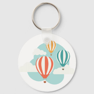 Heißluftballons Schlüsselanhänger