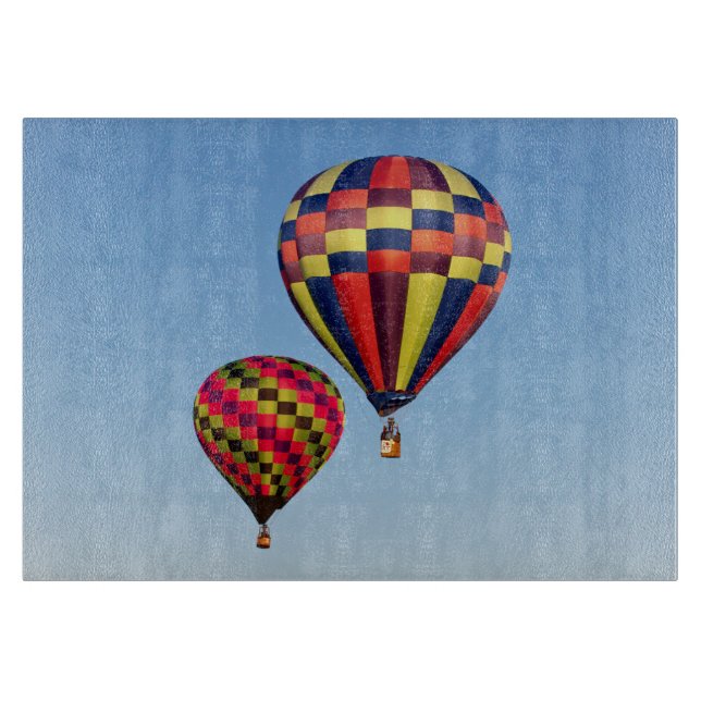 Heißluftballons Schneidebrett (Vorderseite)
