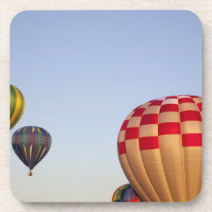 Heißluftballons starten getränkeuntersetzer