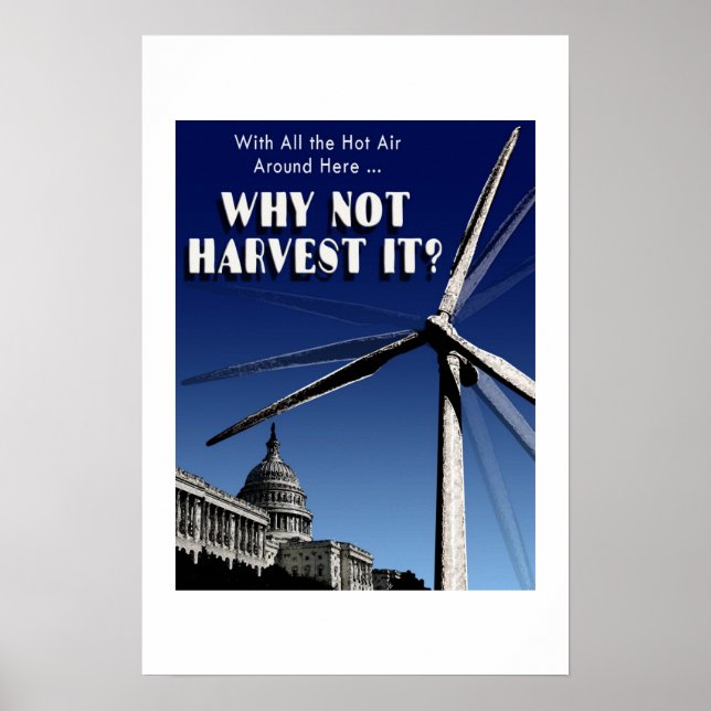 Heißluftgebläse Poster (Vorne)