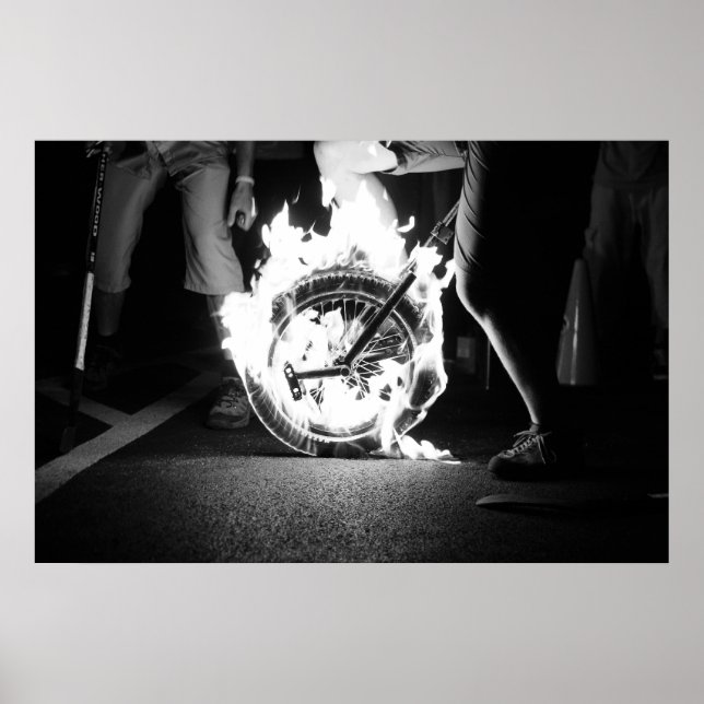 Heißrad-Poster Poster (Vorne)