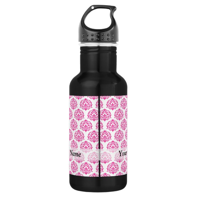 Heißrosa Dambe Trinkflasche (Vorderseite)