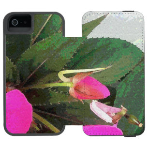 Heißrosa Incipio Watson™ iPhone 5 Geldbörsen Hülle