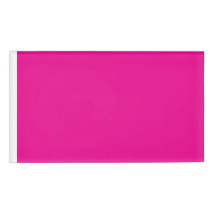 Heißrosa Namensschild Mutige Unternehmensmarke Namenschild