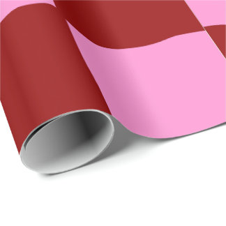 Heißrosa und Rotes Spielereien Fett Retro Geschenkpapier