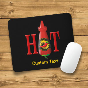 Heißsauce-Flaschen-Mauspad Mousepad