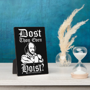 Heißt du überhaupt? - Shakespeare Fotoplatte