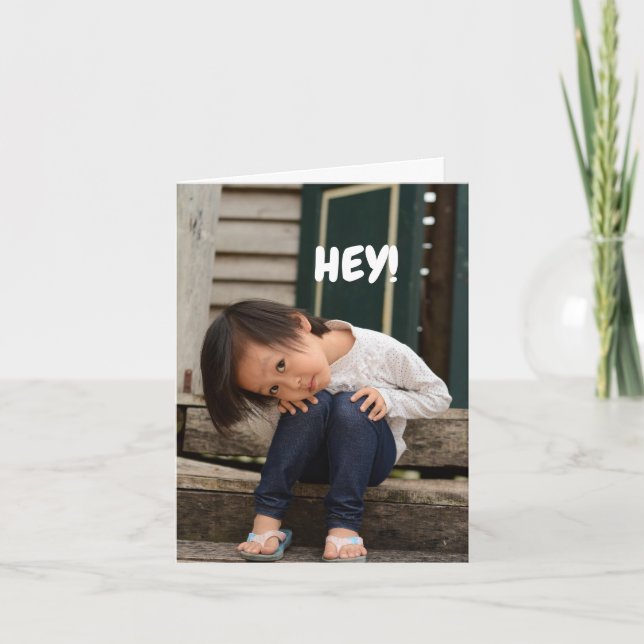 HEISST EUCH DIE FREUNDSCHAFTSKARTE DANKESKARTE (Vorderseite)