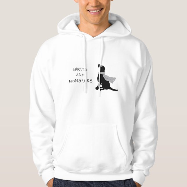 Heiterkeit und Monster Hoodie (Vorderseite)