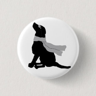 Heiterkeit und Monster Knopffinn-Silhouette Button