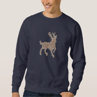 Heitres Deery Weihnachtshässliche Strickjacke Sweatshirt
