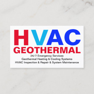 Heiz- und Kühlsysteme - Geothermale HLK-Systeme Visitenkarte