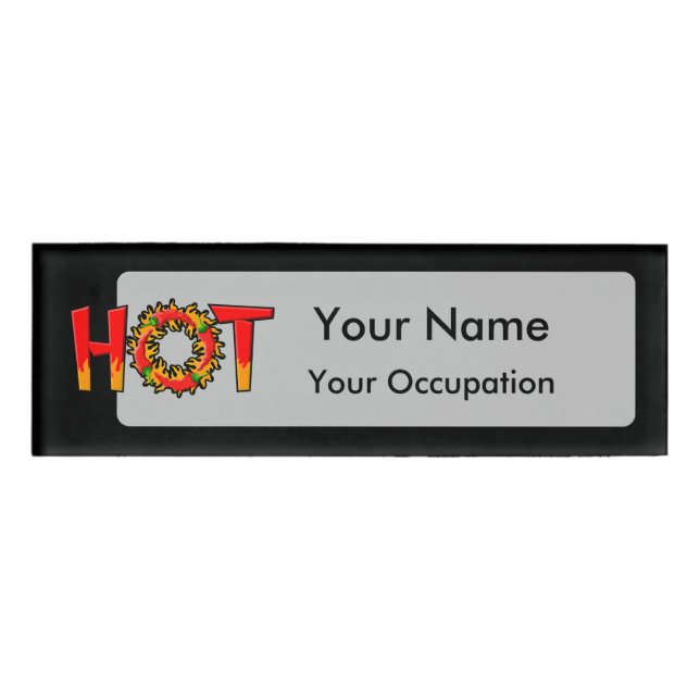 HEIZEN NAMENSCHILD (Vorderseite)