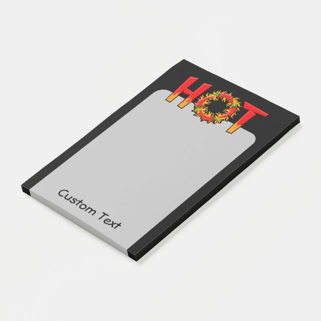 HEIZEN POST-IT KLEBEZETTEL (angewinkelt)