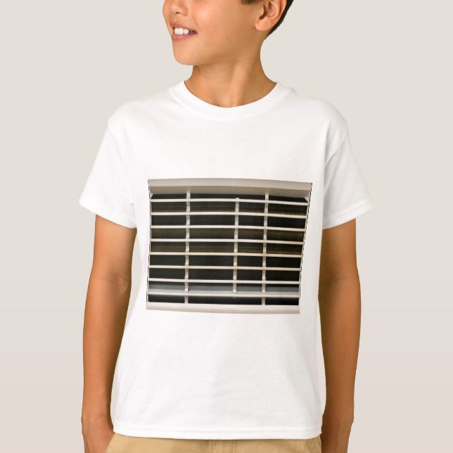 Heizkörpergitterbeschaffenheit T-Shirt (Vorderseite)