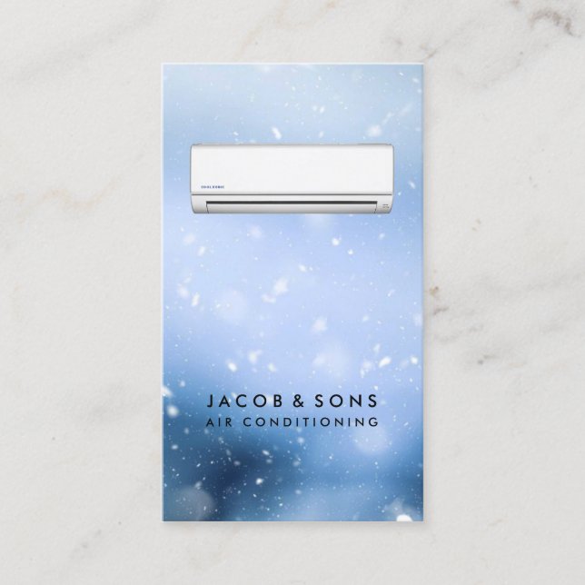 Heizlüftung Klimaanlage HVAC Visitenkarte (Vorderseite)
