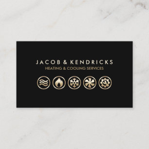 Heizlüftung Klimaanlage Visitenkarte