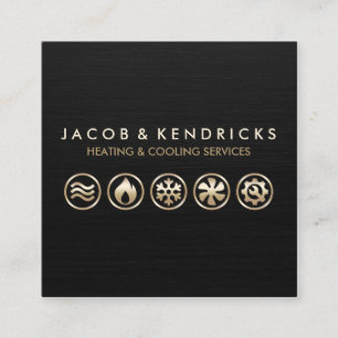 Heizlüftung Klimaanlage Visitenkarte