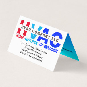 Heizung, Lüftung, Klimaanlage - Cool HVAC Visitenkarten