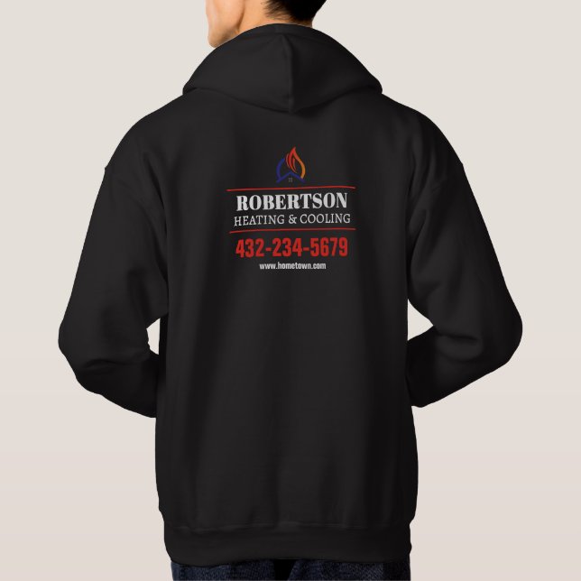 Heizung und Kühlung Hoodie (Rückseite)